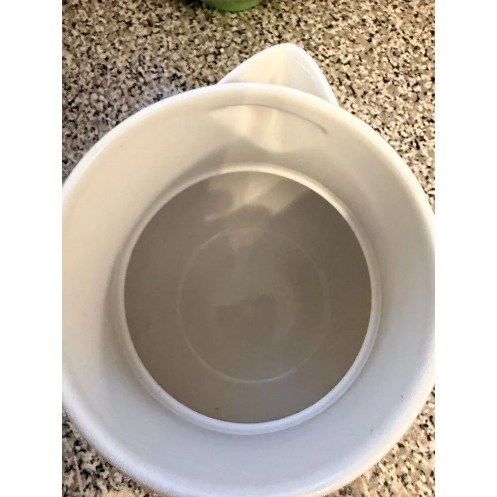 Williams Sonoma Hot Chocolate Pot No Cover White Ceramic Microwave Safe